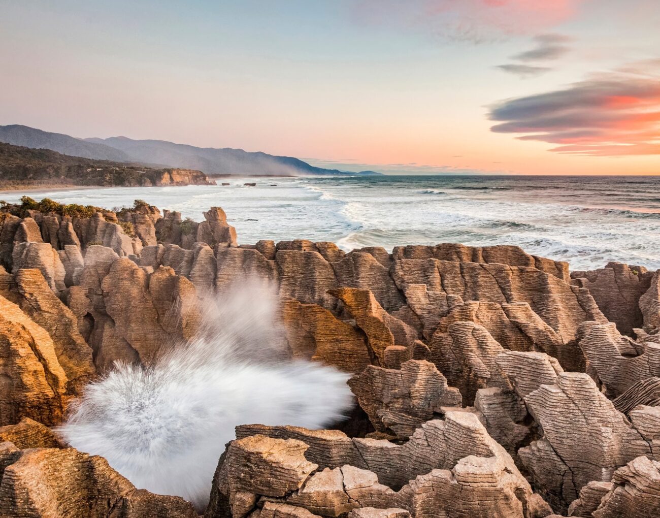 Pancake Rocks Blowhole hero